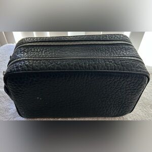 LEATHER TOILETRY BAG FOR MEN DOPP KIT TRAVEL ACCESSORY BAG